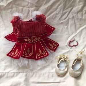 American Girl Ruby Red Ballet Outfit